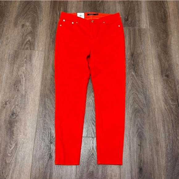 Lauren Ralph Lauren Denim - NWT Lauren Ralph Lauren Women's ORANGE Skinny Jeans